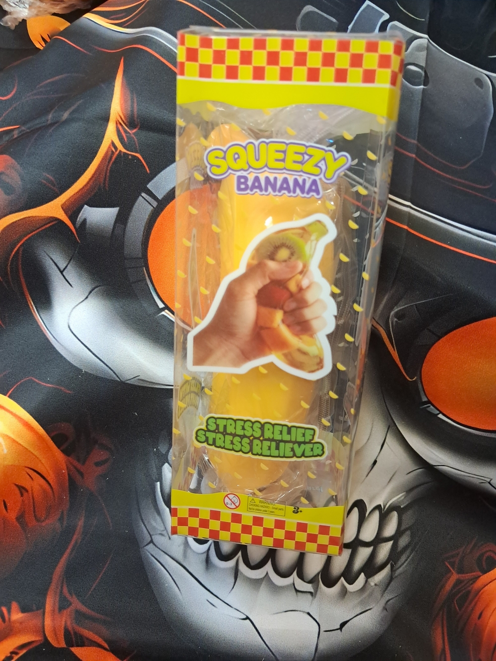 Banana Stress Reliever Toy - Yellow Crunchy Toy